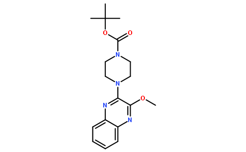 tert-butyl 4-(3-methoxyquinoxalin-2-yl)piperazine-1-carboxylate