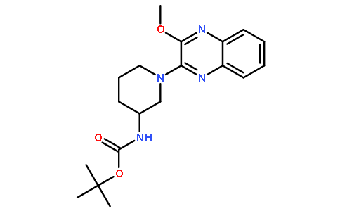 tert-butyl N-[1-(3-methoxyquinoxalin-2-yl)piperidin-3-yl]carbamate