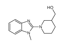 (1-(1-Methyl-1H-benzo[d]imidazol-2-yl)piperidin-3-yl)methanol