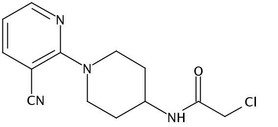 2-Chloro-N-[1-(3-cyano-2-pyridinyl)-4-piperidinyl]acetamide