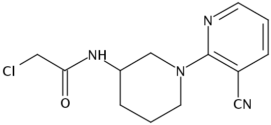 2-Chloro-N-[1-(3-cyano-2-pyridinyl)-3-piperidinyl]acetamide