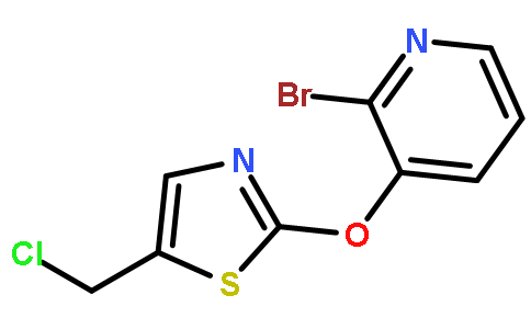 2-(2-bromopyridin-3-yl)oxy-5-(chloromethyl)-1,3-thiazole