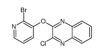2-(2-溴-吡啶-3-基氧基)-3-氯-喹噁啉e