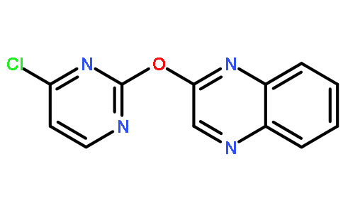 2-(4-chloropyrimidin-2-yl)oxyquinoxaline