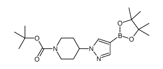 4-(4-(4,4,5,5-四甲基-1,3,2-二噁硼烷-2-基)-1H-吡唑-1-基)哌啶-1-羧酸叔丁酯