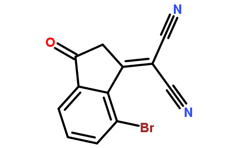 Propanedinitrile, 2-(7-bromo-2,3-dihydro-3-oxo-1H-inden-1-ylidene)-