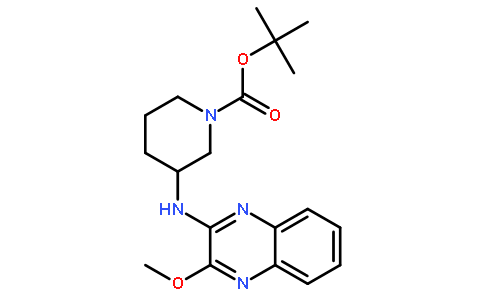 3-[(3-甲氧基-2-喹喔啉基)氨基]-1-哌啶甲酸叔丁酯