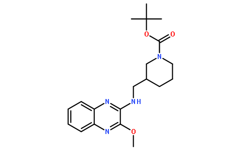 tert-butyl 3-[[(3-methoxyquinoxalin-2-yl)amino]methyl]piperidine-1-carboxylate