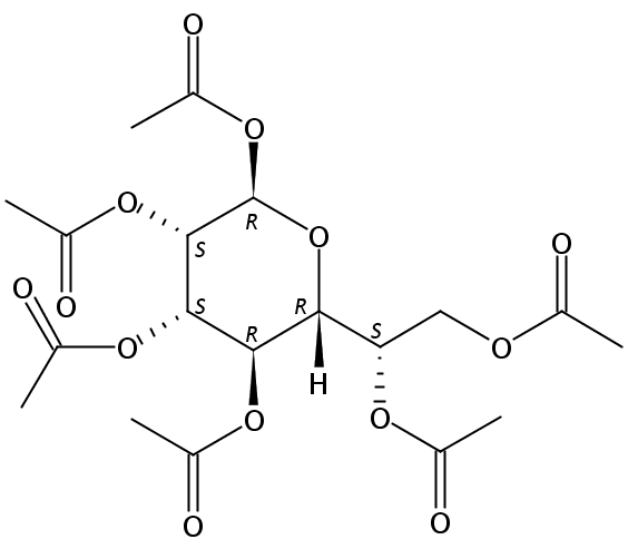 L-甘油基-α-D-甘露基-吡喃庚糖1,2,3,4,6,7-六乙酸酯