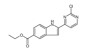 Ethyl 2-(2-chloropyrimidin-4-yl)-1H-indole-5-carboxylate