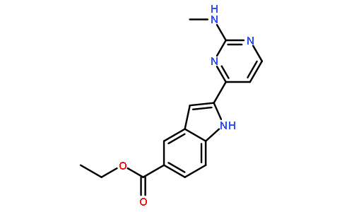 2-(2-(甲基氨基)嘧啶-4-基)-1H-吲哚-5-羧酸乙酯