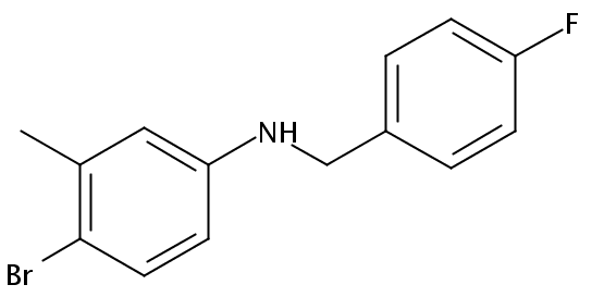 4-溴-N-(4-氟苄基)-3-甲基苯胺