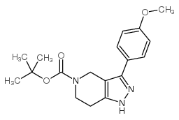 3-(4-甲氧基苯基)-6,7-二氢-1H-吡唑并[4,3-c]吡啶-5(4H)-羧酸叔丁酯