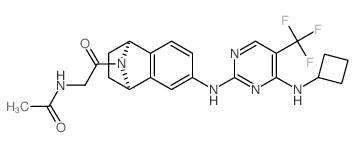 N-[2-[(1S,4R)-6-[[4-(环丁基氨基)-5-(三氟甲基)-2-嘧啶]氨基]-1,2,3,4-四氢萘-1,4-脒-9-基]-2-氧代乙基]乙酰胺