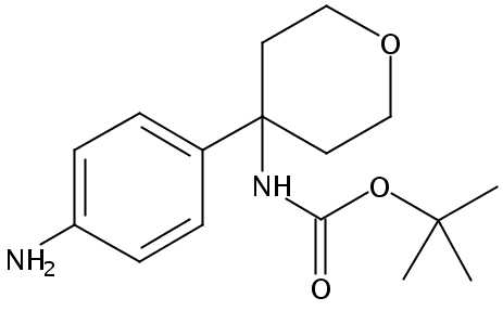 [4-(4-Amino-phenyl)-tetrahydro-pyran-4-yl]-carbamic acid tert-butyl ester