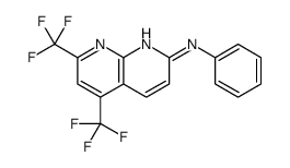 N-Phenyl-5,7-bis(trifluoromethyl)-1,8-naphthyridin-2-amine