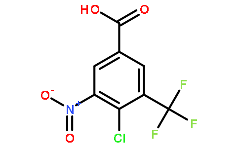 4-氯-3-硝基-5-三氟甲基苯甲酸