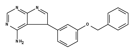 5-(3-(苄氧基)苯基)-5H-吡咯并[2,3-d]嘧啶-4-胺