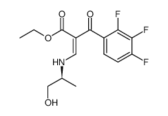 (S)-ethyl 3-((1-hydroxypropan-2-yl)amino)-2-(2,3,4-trifluorobenzoyl)acrylate