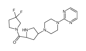 (3,3-二氟吡咯烷-1-基)[(2S,4S)-4-[4-(嘧啶-2-基)哌嗪-1-基]吡咯烷-2-基]甲酮