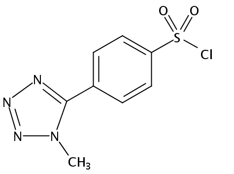 4-(1-methyl-1,2,3,4-tetrazol-5-yl)benzenesulfonyl chloride