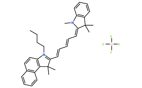 3-丁基-2-[5-(1,3-二氢-1,3,3-三甲基-2H-吲哚-2-亚基)-1,3-戊二烯基]-1,1-二甲基-1H-苯并[E]吲哚四氟硼酸盐