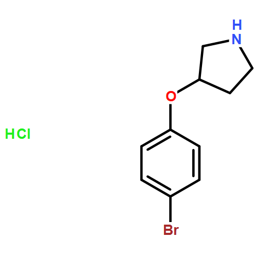 3-(4-溴苯氧基)吡咯烷盐酸盐