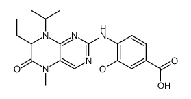 4-[(7-ethyl-5-methyl-6-oxo-8-propan-2-yl-7H-pteridin-2-yl)amino]-3-methoxybenzoic acid