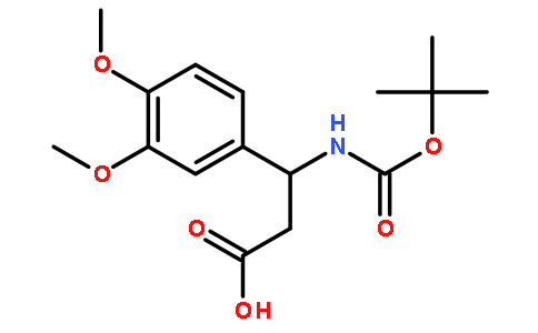 3-[(叔丁氧基羰基)氨基]-3-(3,4-二甲氧基苯基)丙酸