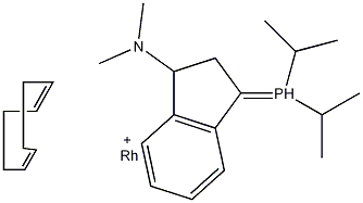 3-二-I-丙基亚正膦基-2-(N,N-二甲基氨基)-1H-茚(1,5-环辛二烯)铑(I)