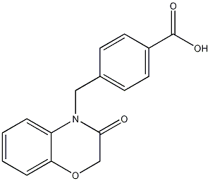 4- (3-氧代-2,3-二氢-4H-1,4-苯并嗪-4-基)甲基苯甲酸