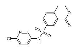 5-(6-chloro-pyridin-3-ylsulfamoyl)-2-methyl-benzoic acid methyl ester