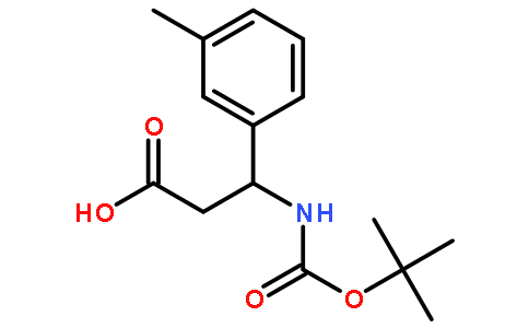 Boc-3-氨基-3-(3-甲基苯基)丙酸