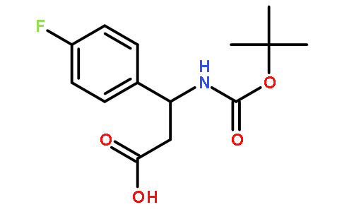 3-(Boc-氨基)-3-(4-氟苯基)丙酸
