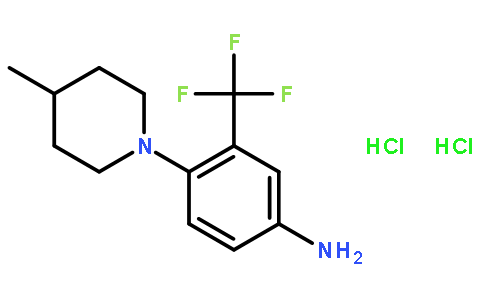 4-甲基-1-(4-氨基-2-三氟甲基苯基)哌啶双盐酸盐