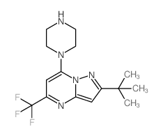 2-叔丁基-7-哌嗪并-5-(三氟甲基)吡唑并[1,5-a]嘧啶