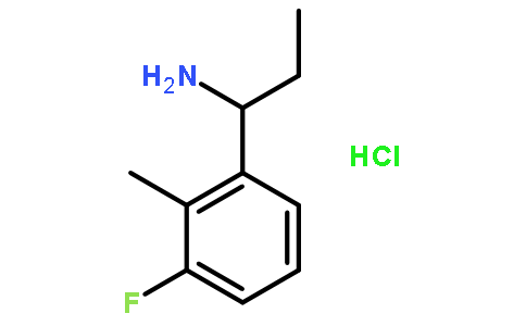 (1R)-1-(3-氟-2-甲基苯基)丙胺鹽酸鹽