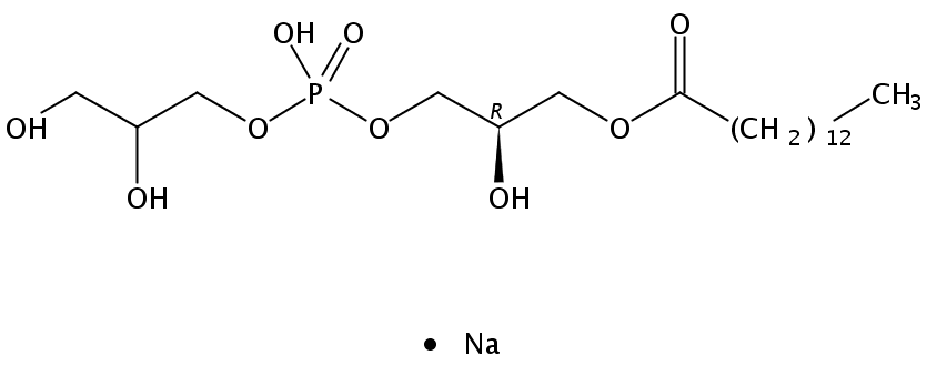 1-myristoyl-2-hydroxy-sn-glycero-3-phospho-(1'-rac-glycerol) (sodium salt)