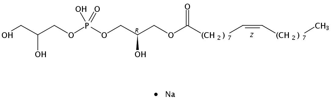1-oleoyl-2-hydroxy-sn-glycero-3-phospho-(1'-rac-glycerol) (sodium salt)