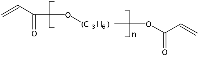 α-(1-氧代-2-丙烯基)-&omega-[(1-氧代-2-丙烯基)氧]-聚[氧(甲基-1,2-亚乙基)]