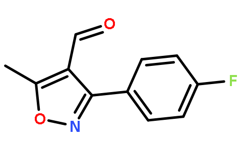 3-(4-氟苯基)-5-甲基异噁唑-4-甲醛