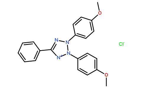 2,3-双-(4-甲氧苯基)-5-苯基氯化四氮唑