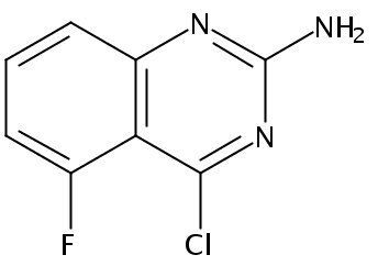 2-​Quinazolinamine, 4-​chloro-​5-​fluoro-