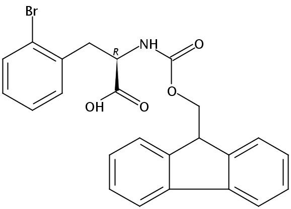 Fmoc-D-2-溴苯丙氨酸