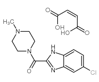 JNJ 10191584 maleate,1-[(5-Chloro-1H-benzimidazol-2-yl)carbonyl]-4-methylpiperazinemaleate