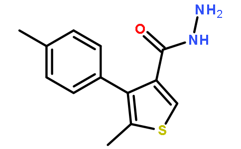 5-甲基-4-(4-甲基苯基)噻吩-3-碳酰肼