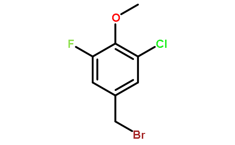 5-(Bromomethyl)-1-chloro-3-fluoro-2-methoxybenzene