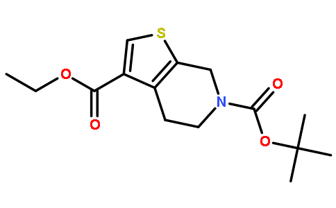 6-N-Boc-4,5,6,7-四氢噻吩并[2,3-c]吡啶-3-甲酸乙酯