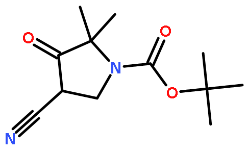 TERT-BUTYL 4-CYANO-2,2-DIMETHYL-3-OXOPYRROLIDINE-1-CARBOXYLATE