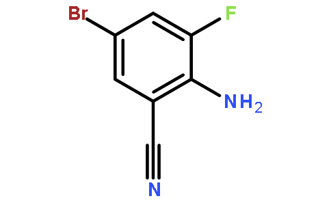2-氨基-5-溴-3-氟-苯甲腈